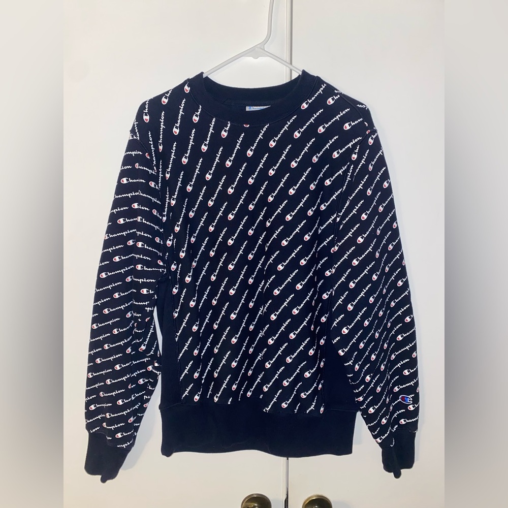 Champion Allover Print Crewneck